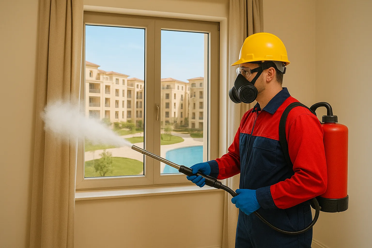 شركة مكافحة حشرات في كمبوند ميفيدا 01060662760 شركة إيجي كنترول 8 ابادة الحشرات فى كمبوند ميفيدا