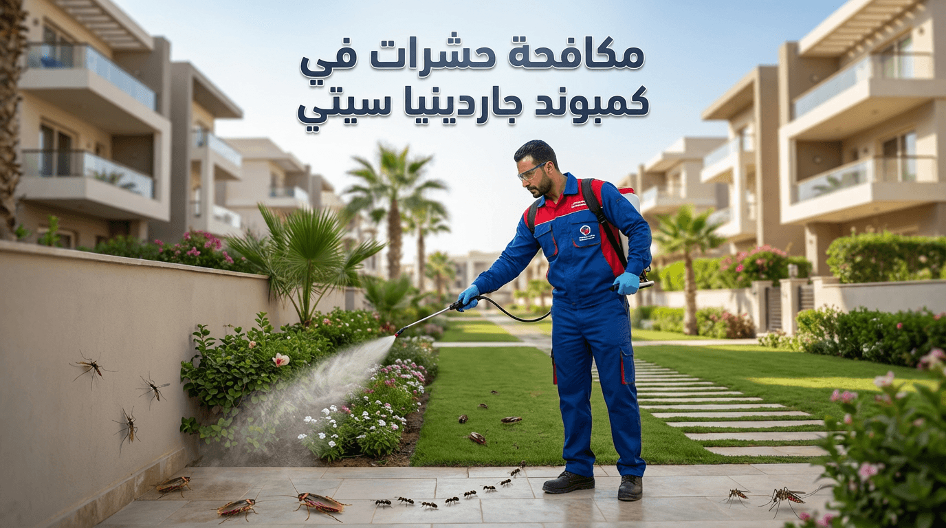 مكافحة حشرات في كمبوند جاردينيا سيتي