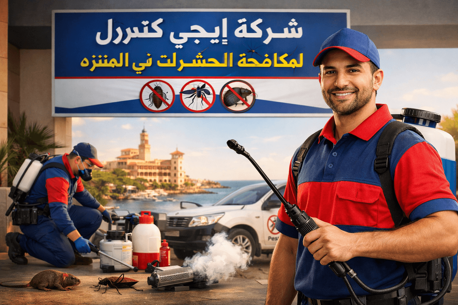 مكافحة حشرات فى المنتزه