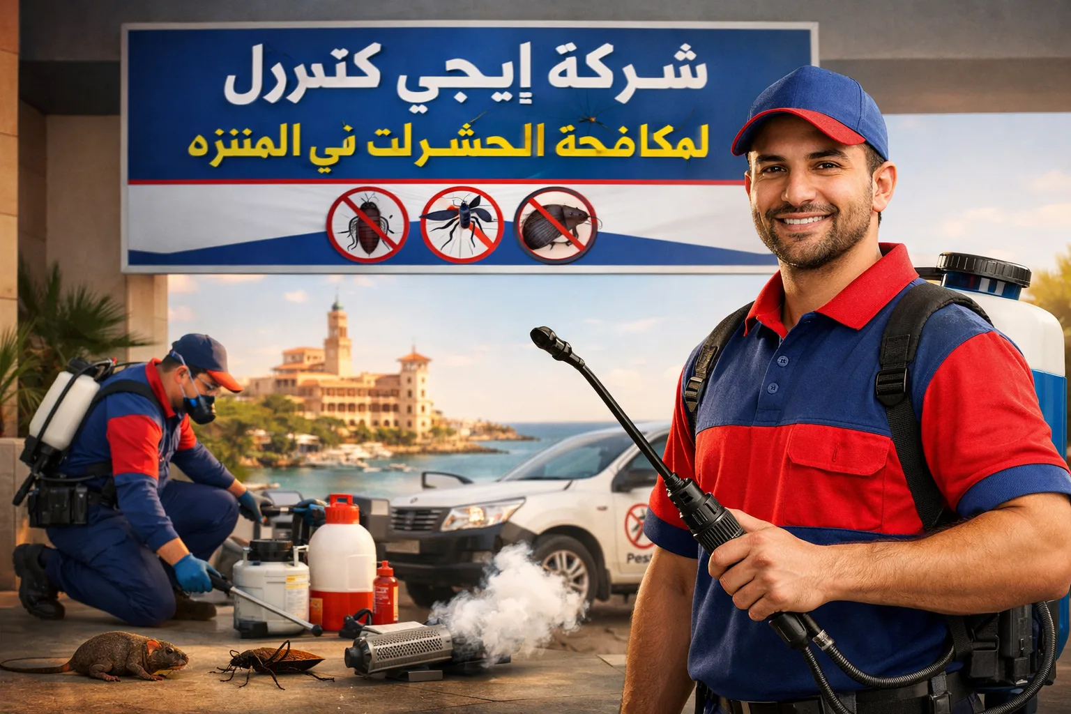 مكافحة حشرات فى المنتزه