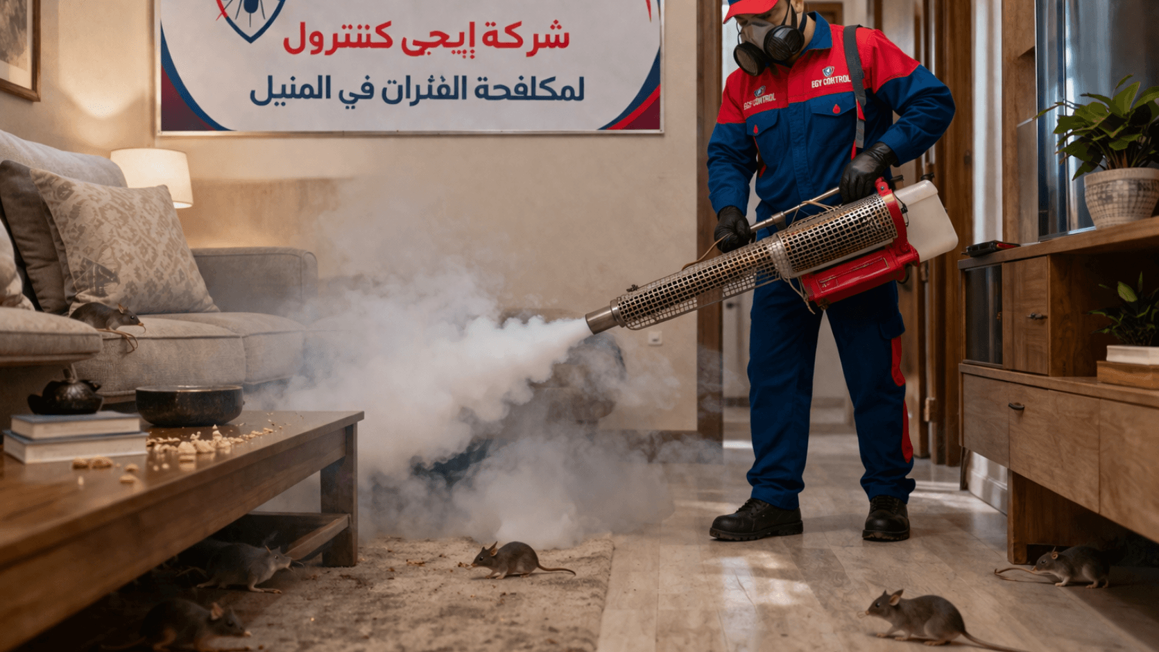 مكافحة الفئران في المنيل