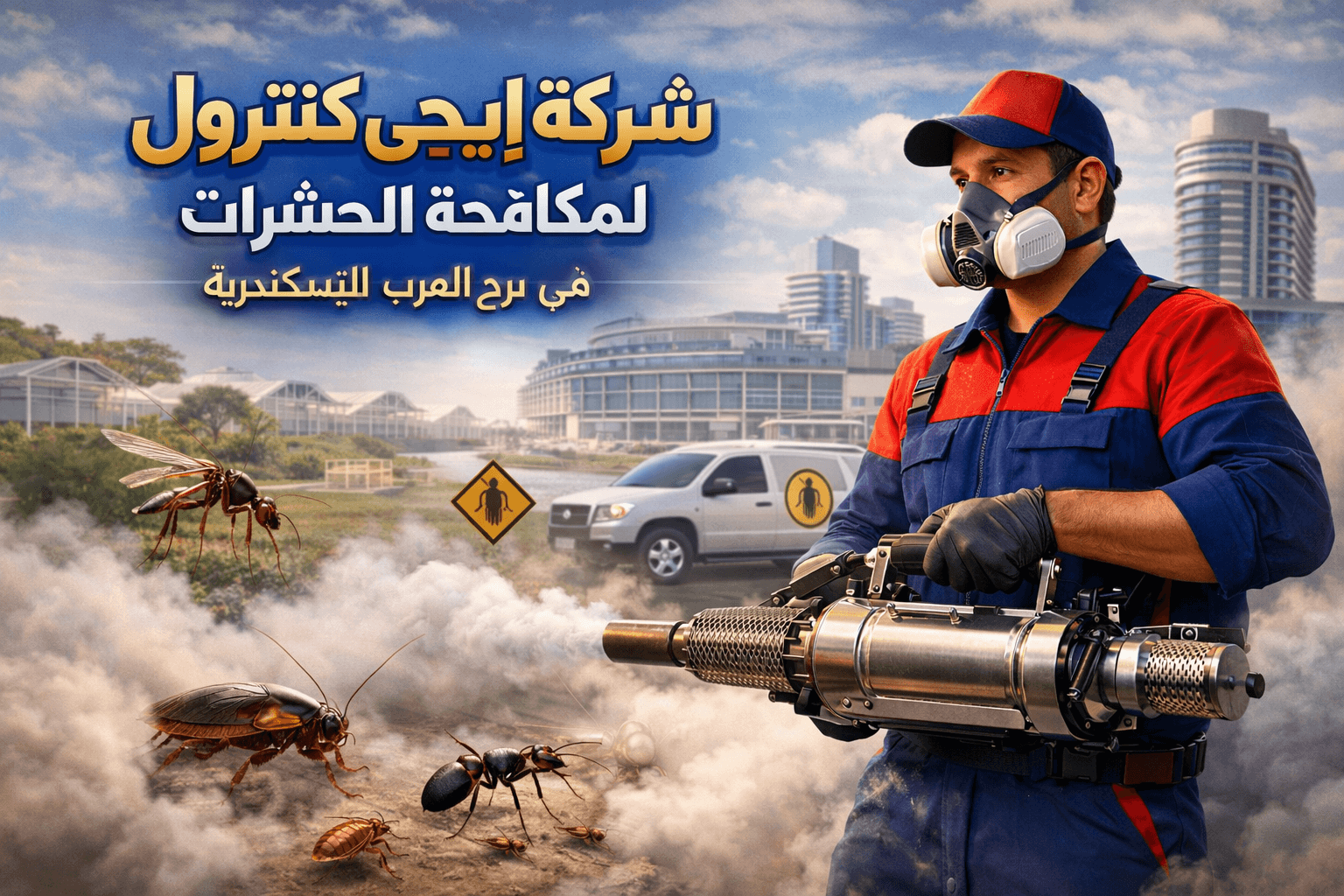 مكافحة حشرات في برج العرب