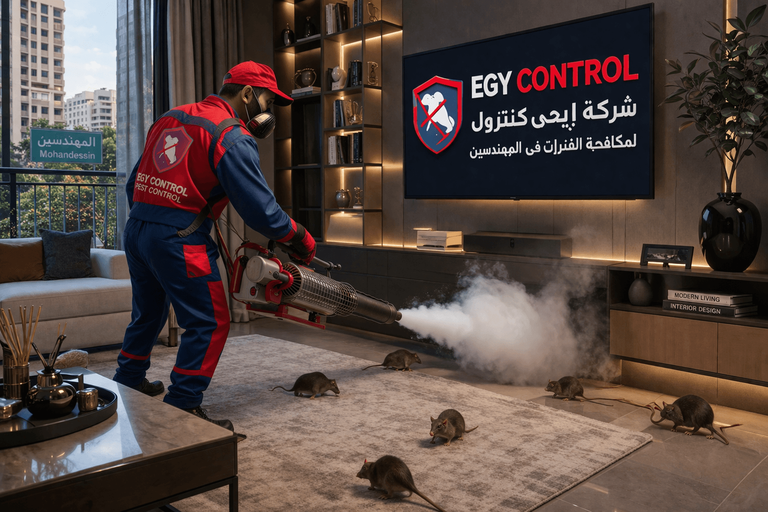 مكافحة الفئران في المهندسين