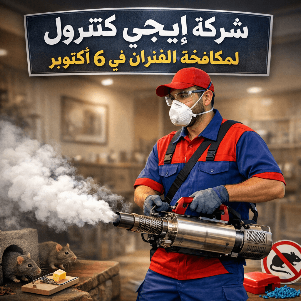 مكافحة الفئران في 6 أكتوبر