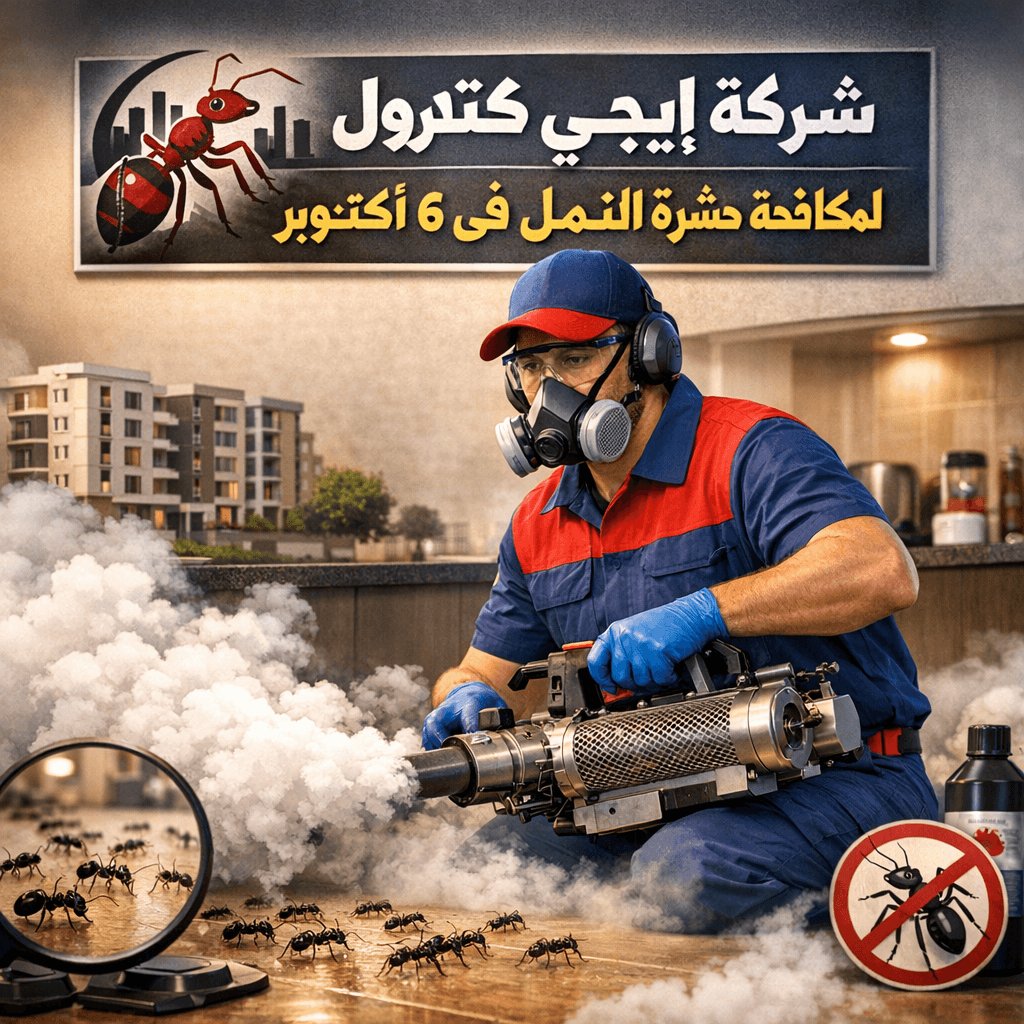 مكافحة النمل الأبيض في 6 أكتوبر