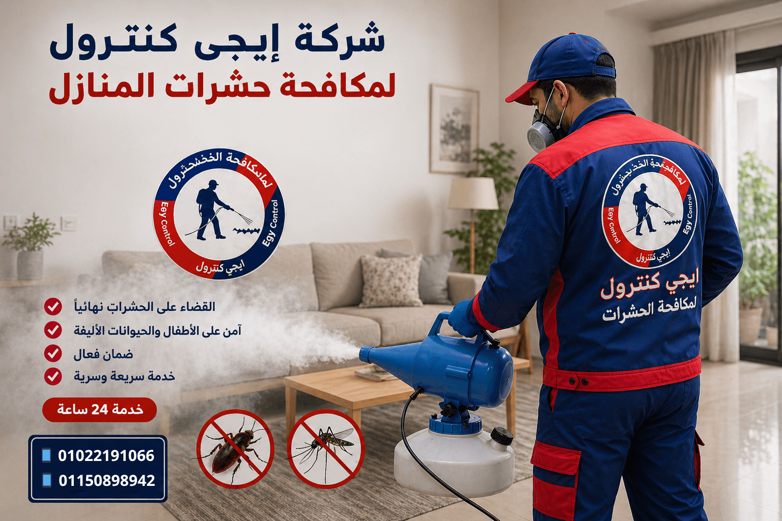 مكافحة حشرات في الظاهر