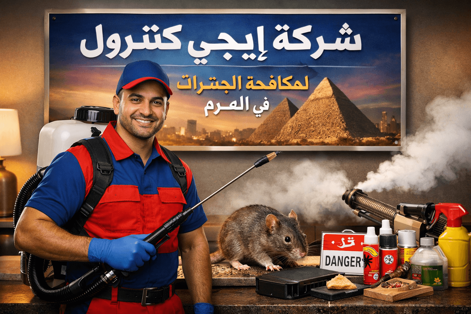 مكافحة حشرات في الهرم