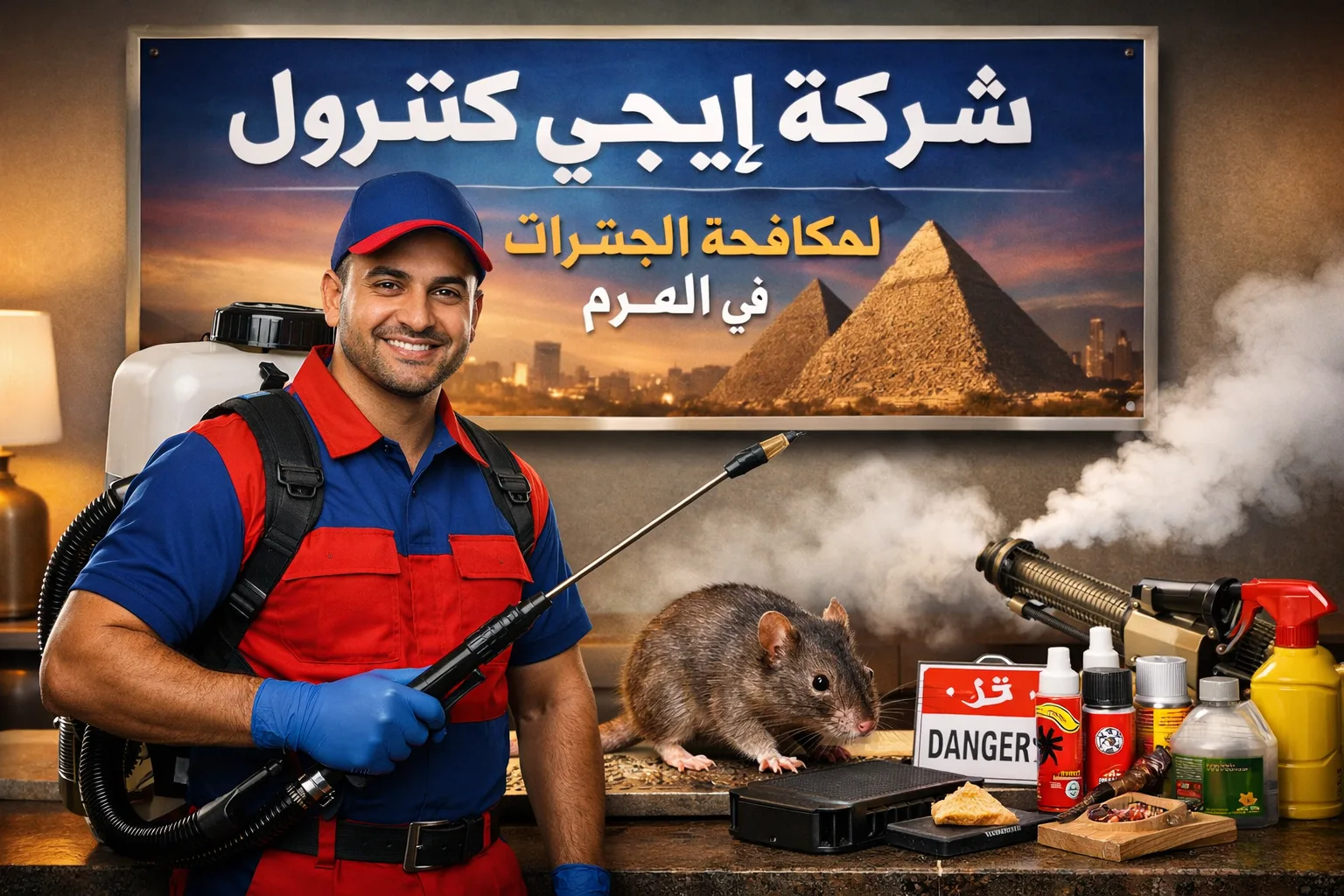 مكافحة حشرات في الهرم