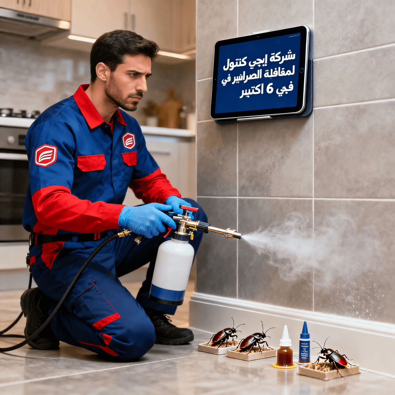 مكافحة الصراصير في 6 أكتوبر