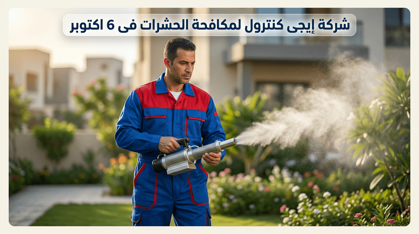 مكافحة حشرات في 6 أكتوبر
