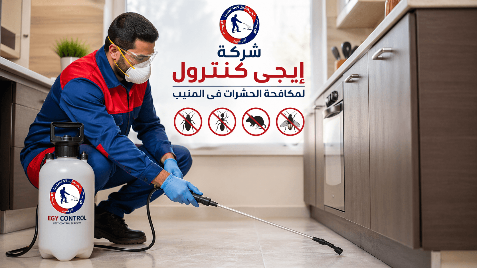 شركة مكافحة حشرات في المنيب