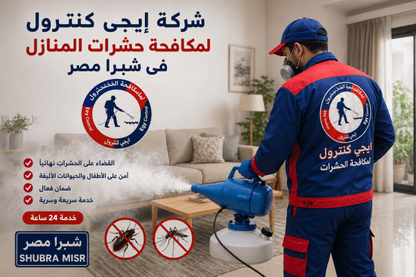 مكافحة حشرات المنازل في شبرا مصر