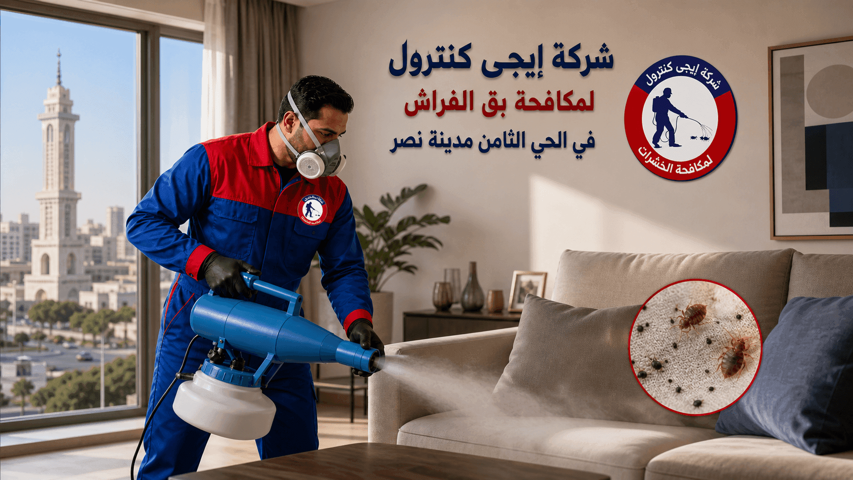مكافحة بق الفراش في الحي الثامن مدينة نصر 01060662760 خصم 50% 6 إبادة بق الفراش الحي الثامن مدينة نصر