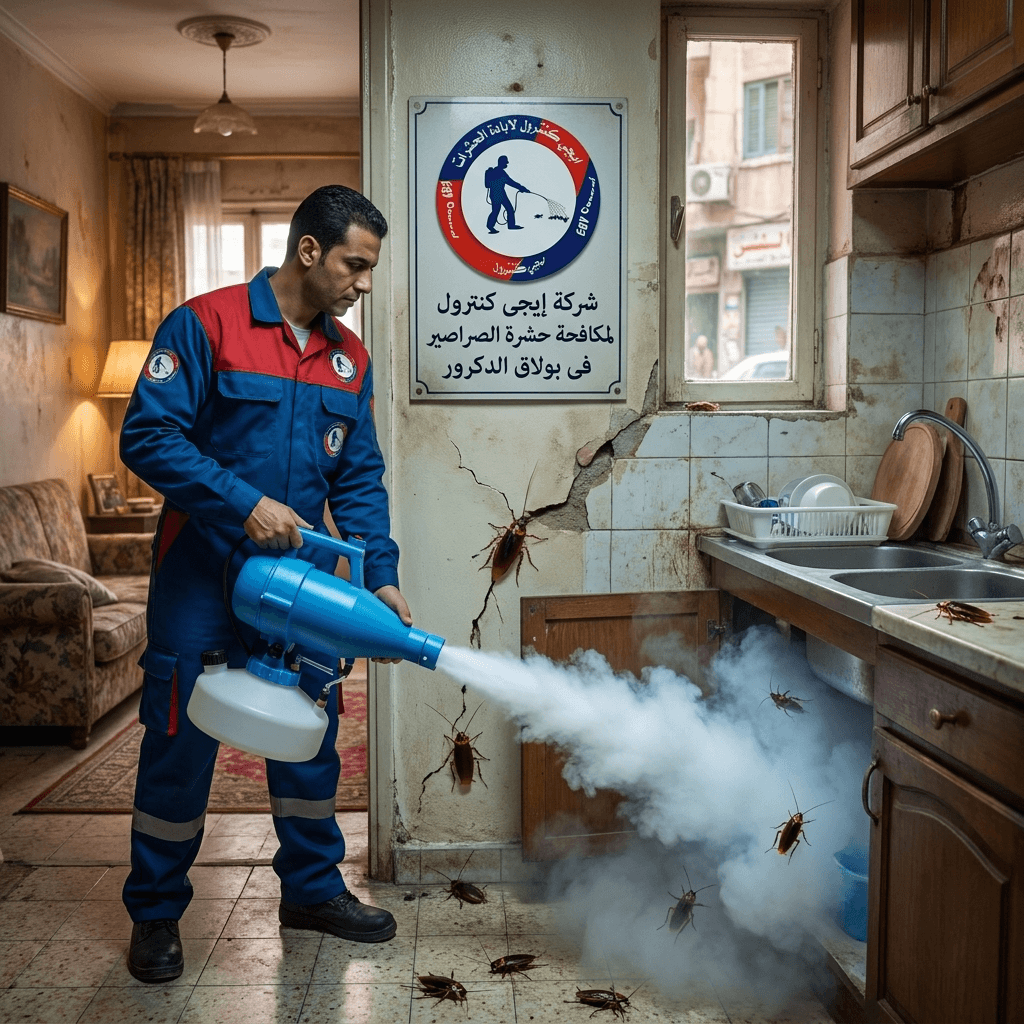 ابادة الصراصير في بولاق الدكرور