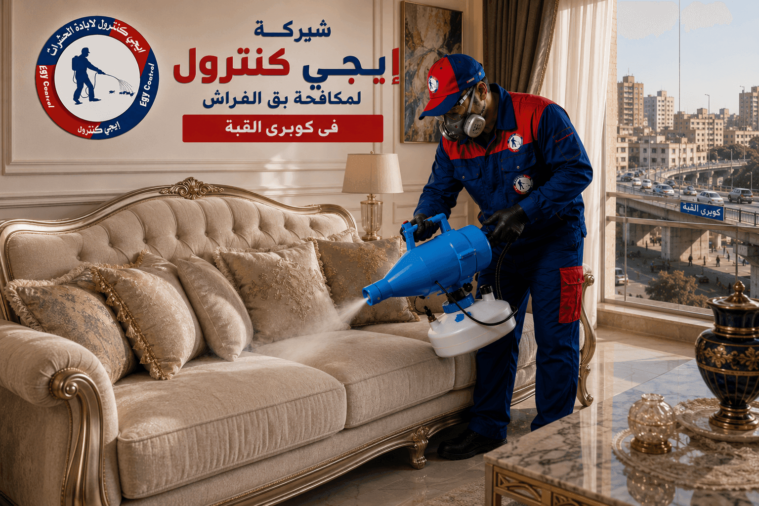 القضاء على بق الفراش كوبري القبة