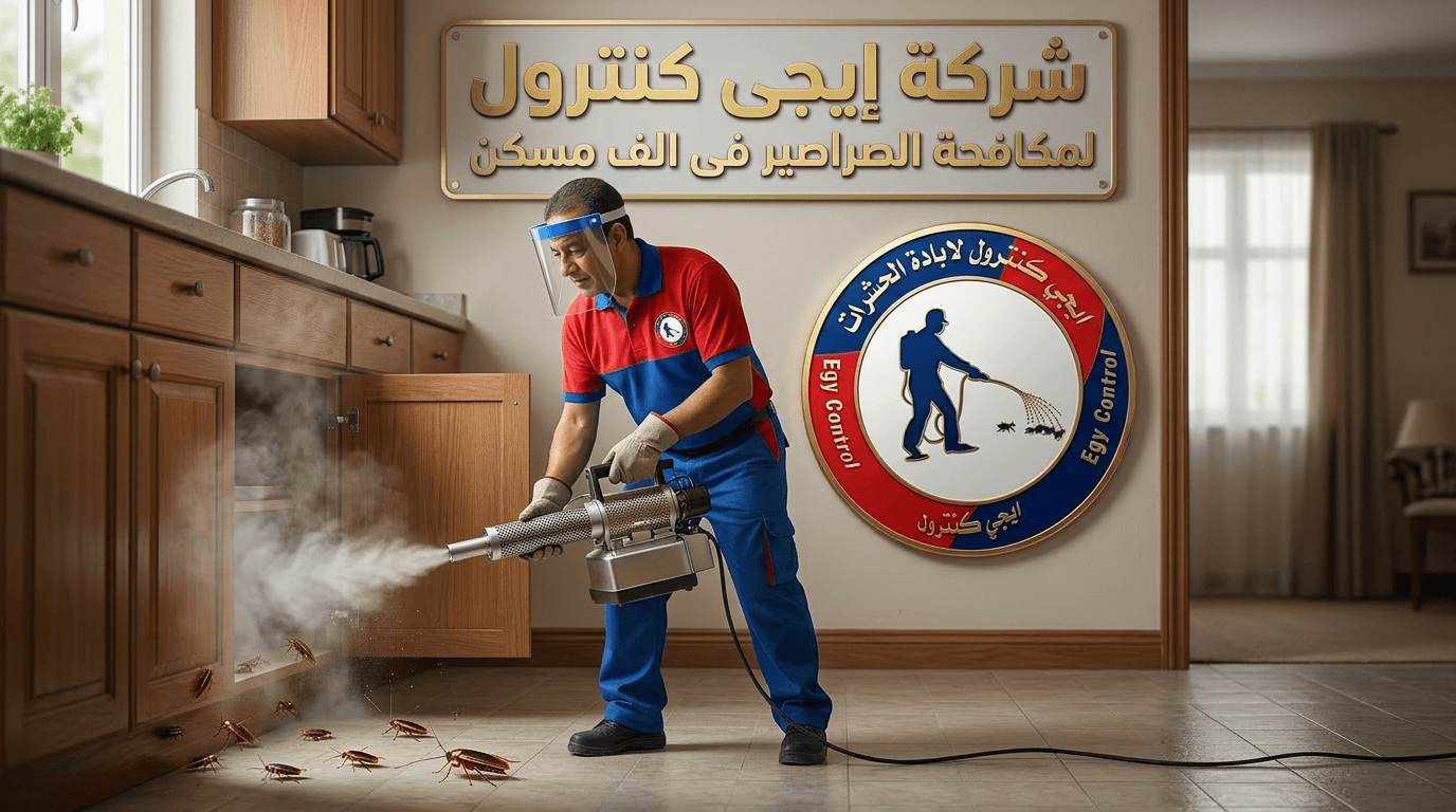 مكافحة الصراصير في الف مسكن