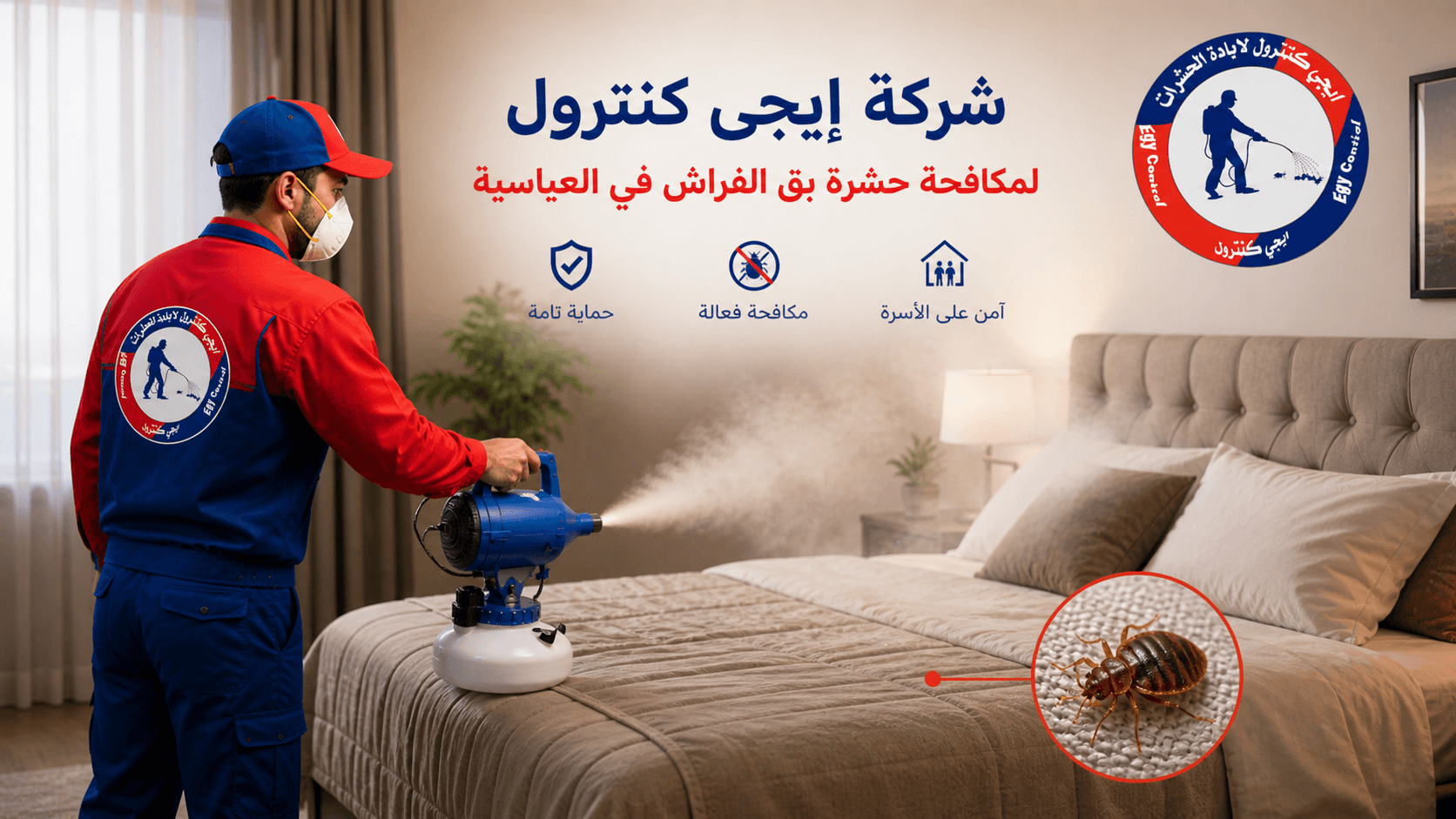 مكافحة بق الفراش في العباسية