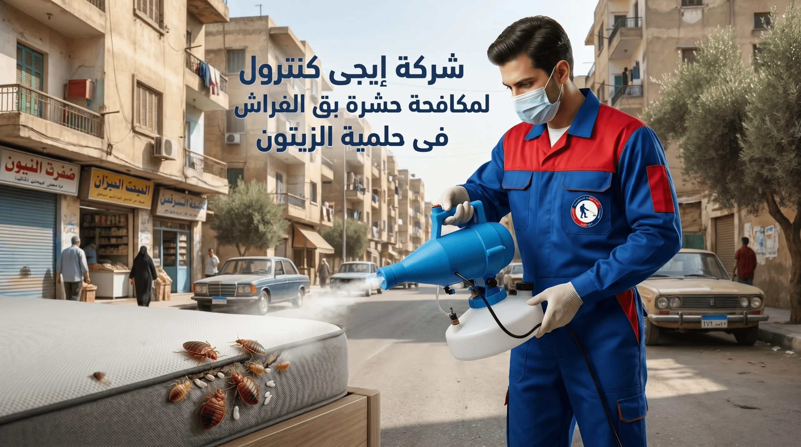 شركة مكافحة بق الفراش في حلمية الزيتون