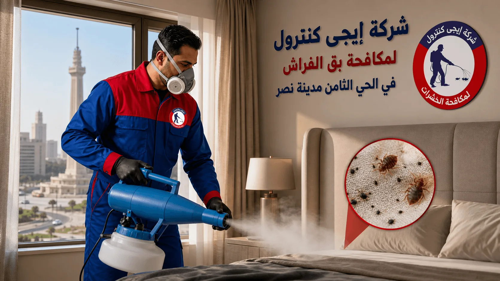 مكافحة بق الفراش في الحي الثامن مدينة نصر