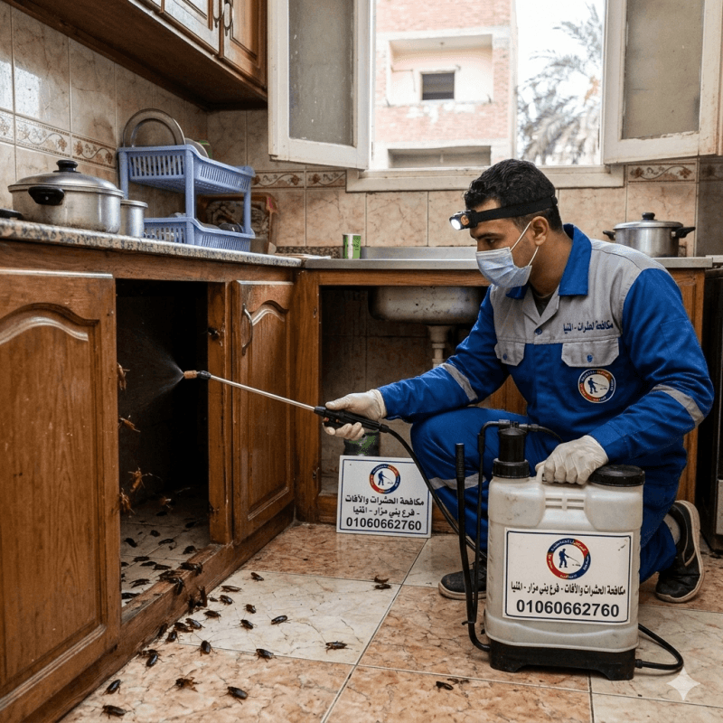 شركة مكافحة حشرات في بنى مزار بالمنيا 01060662760 خصم 50% 8 مكافحة الصراصير في بنى مزار