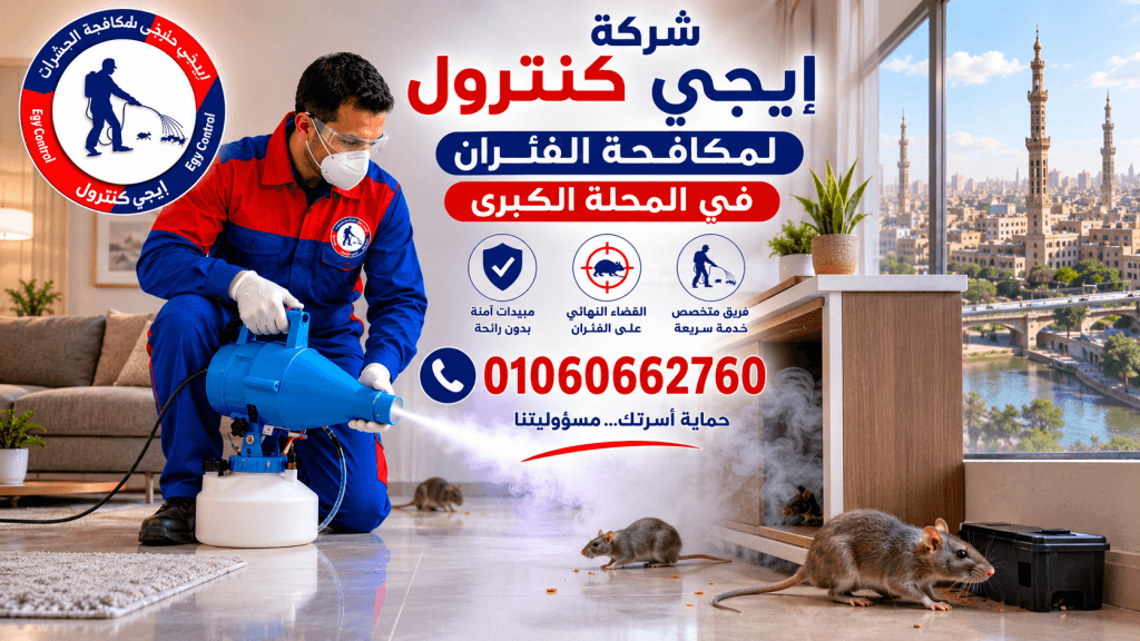 مكافحة الفئران في المحلة الكبرى