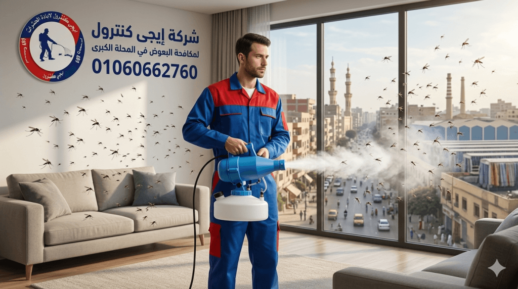 مكافحة الناموس في المحلة الكبرى