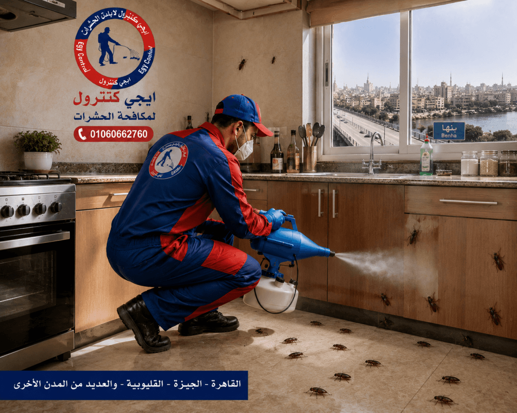 مكافحة وإبادة الصراصير في بنها
