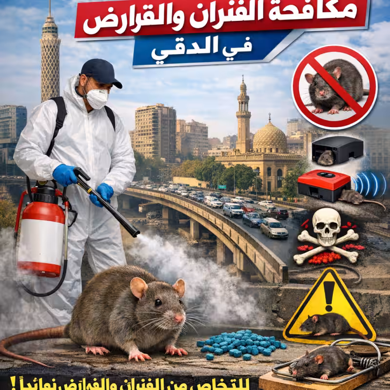 شركة مكافحة حشرات في الدقي 01060662760 بخصم 50% 8 مكافحة الفئران والقوارض في الدقي